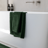 Premium Bamboo Towels in Forest Green