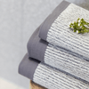 Broadway Cotton Towels in Grey