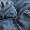 Bamboo Stone Washed Sheet Set in Charcoal