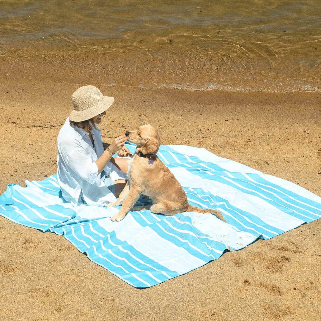 Sand Free Towel for Two - Bondi Stripe