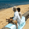 Sand Free Towel for Two - Bondi Stripe