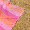 Cotton Fouta Towel - Bronte Stripe in Pink