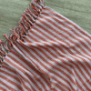 Somers Stripe Cotton Throw in Pink and Orange Stripe