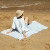 Cotton Fouta Towel - Blue Stripe