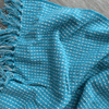 Miran Cotton Blanket in Light Blue