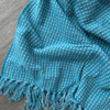 Miran Cotton Blanket in Light Blue