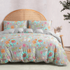 Organic Bamboo Printed Quilt Cover Set in Botanica
