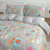 Organic Bamboo Printed Quilt Cover Set in Botanica