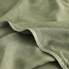 Bamboo Stone Washed Flat Sheet in Moss