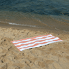Suffolk Cotton Beach Towel - Aqua & Sunset