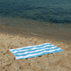 Suffolk Cotton Beach Towel - Aqua & Sunset