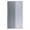White Haven Cotton Beach Towel in Green Stripe